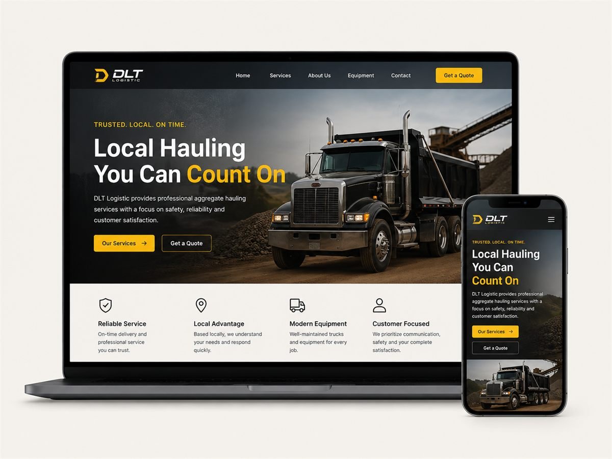DLT Logistic Local Hauling Website