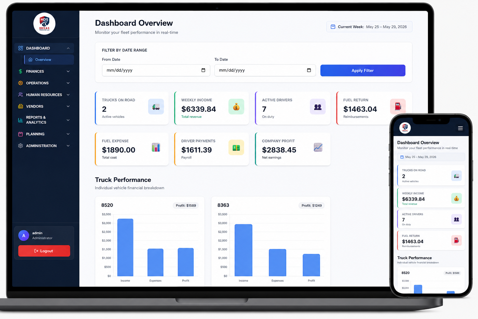 HDS Transportation Management System
